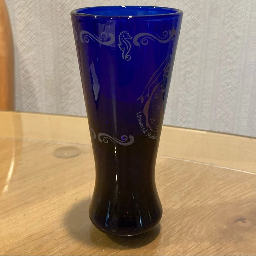 Vintage Shot Glass Universal Studios Islands of Adventure. 90s. Blue; 4 inches.